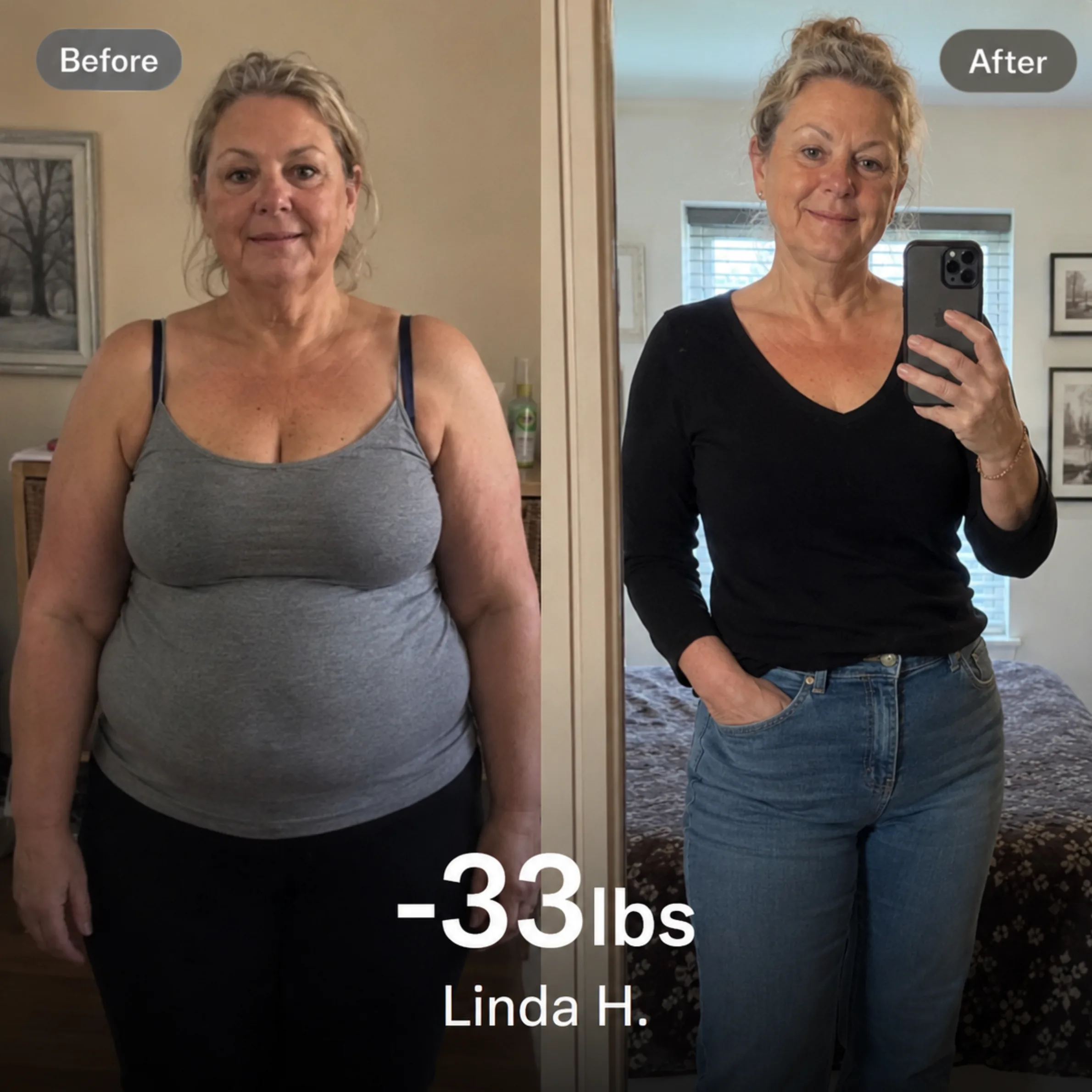 Angela M. before and after