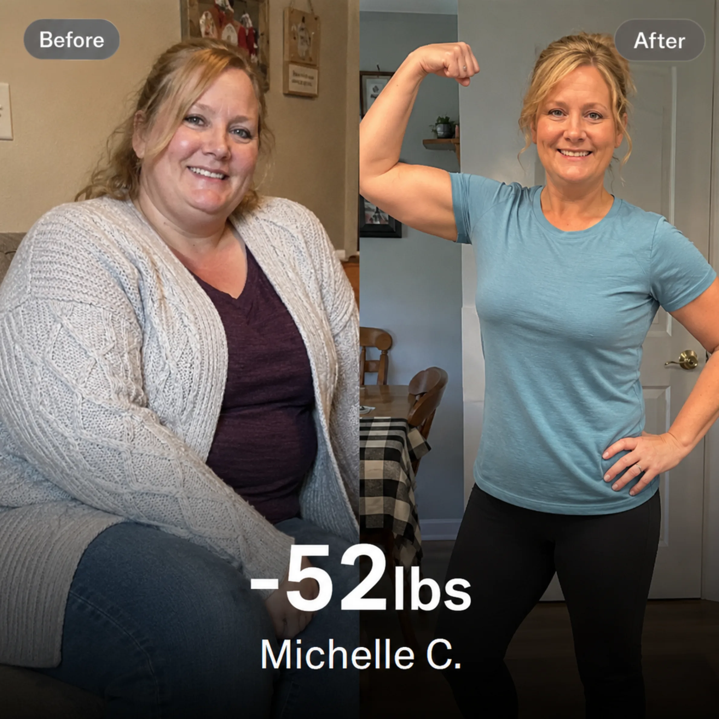 Michelle C. before and after